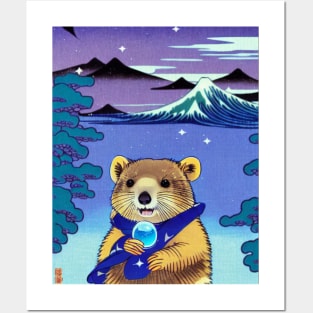 Super Cute Magical Quokka in the Wild Nature Posters and Art